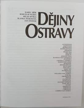Dějiny Ostravy : Antošovice, Bartovice, Heřmanice, Hošťalkovice, Hrabová, Hrabůvka, Hrušov, Koblov, Krásné Pole, Kunčice nad Ostravicí, Kunčičky, Lhot