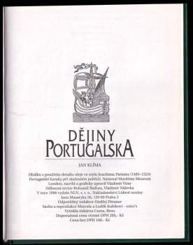 Jan Klíma: Dějiny Portugalska