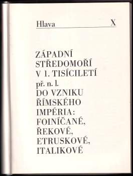 Jan Pečírka: Dějiny pravěku a starověku