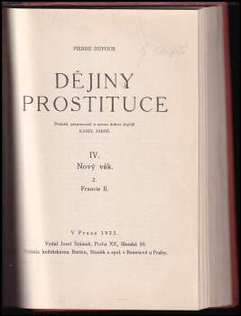 Pierre Dufour: Dějiny prostituce