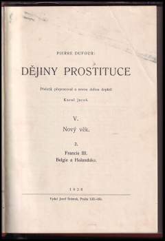 Pierre Dufour: Dějiny prostituce