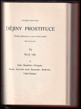Pierre Dufour: Dějiny prostituce