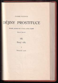 Pierre Dufour: Dějiny prostituce
