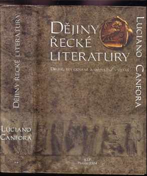 Luciano Canfora: Dějiny řecké literatury