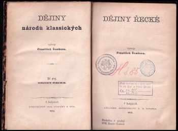 František Šembera: Dějiny národů klassických