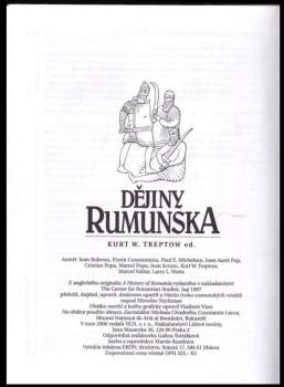 Kurt W Treptow: Dějiny Rumunska