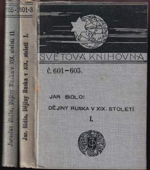 Jaroslav Bidlo: Dějiny Ruska v devatenáctém století