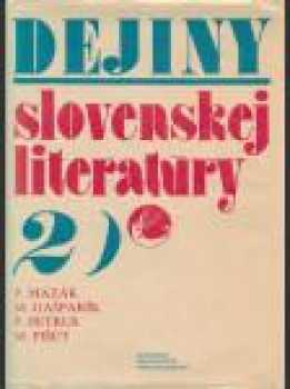 Dejiny slovenskej literatúry