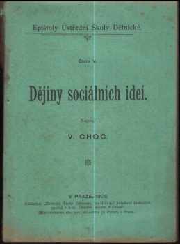 Dějiny sociálních ideí