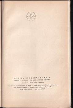 Allan Nevins: Dějiny Spojených států