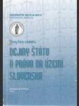 Dejiny štátu a práva na území Slovenska