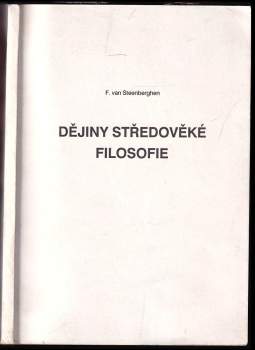 Dějiny středověké filosofie