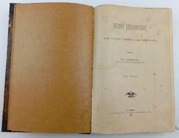 František Šembera: Dějiny středověké