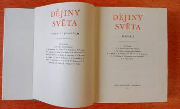 Jan Bečka: Dějiny světa 1 - 10 KOMPLET