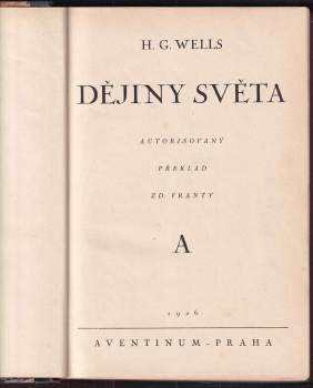 H. G Wells: Dějiny světa