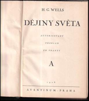 H. G Wells: Dějiny světa