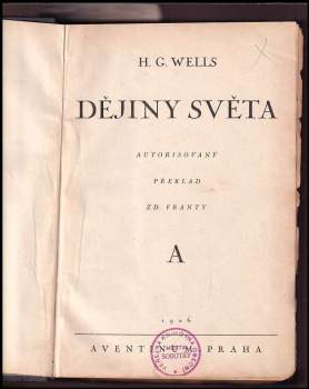 H. G Wells: Dějiny světa
