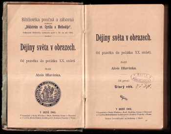 Alois Hlavinka: Dějiny světa v obrazech