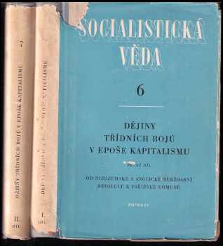 Dějiny třídních bojů v epoše kapitalismu
