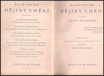 Elie Faure: Dějiny umění