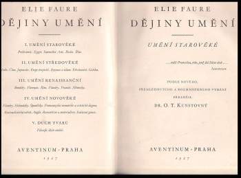 Elie Faure: Dějiny umění