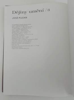 José Pijoán: Dějiny umění