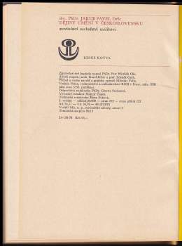 Petr Wittlich: Dějiny umění v Československu