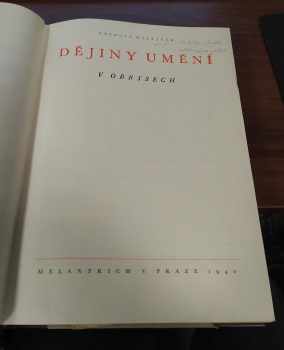 Antonín Matějček: Dějiny umění v obrysech