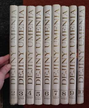 KOMPLET José Pijoán Dejiny umenia 2. - 10. díl CHYBÍ DÍL 1.