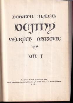 Bohumil Zlámal: Dějiny Velkých Opatovic