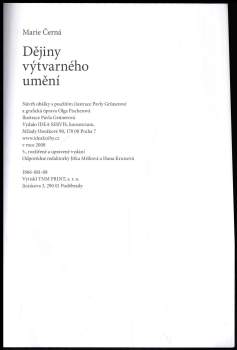 Marie Černá: Dějiny výtvarného umění