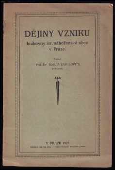 Dějiny vzniku knihovny isr. náboženské obce v Praze