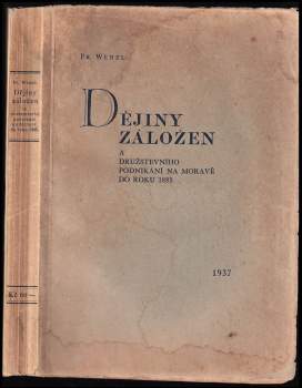 Dějiny záložen a družstevního podnikání na Moravě do roku 1885