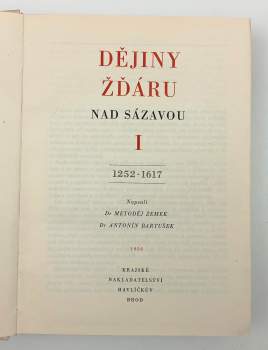 Josef Polišenský: Dějiny Žďáru nad Sázavou - KOMPLET - Díl 1-3