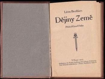 Léon Brothier: Dějiny Země
