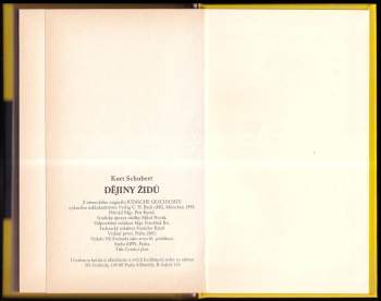 Kurt Schubert: Dějiny Židů