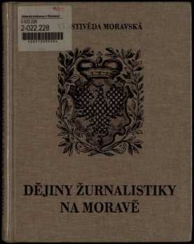 Dějiny žurnalistiky na Moravě