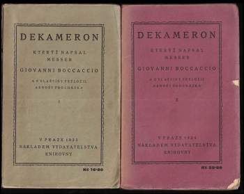 Giovanni Boccaccio: Dekameron