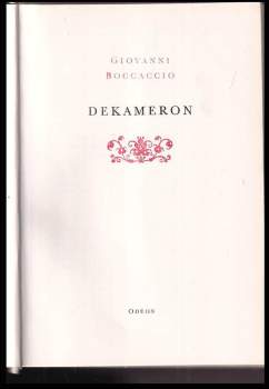 Giovanni Boccaccio: Dekameron