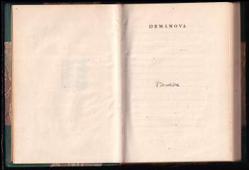 Rudolf Těsnohlídek: Demänová