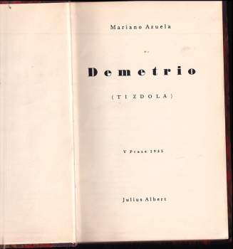 Mariano Azuela: Demetrio
