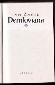 Jan Žáček: Demloviana
