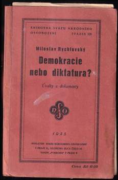 Demokracie nebo diktatura?
