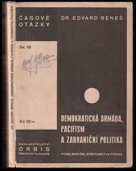 Demokratická armáda, pacifism a zahraniční politika