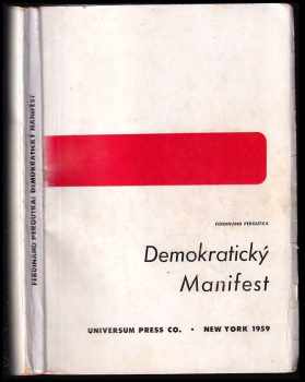 Demokratický manifest - Ferdinand Peroutka (1959, Universum Press) - ID: 831743