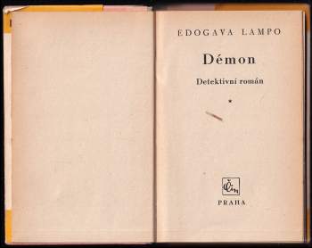 Edogava Lampo: Démon