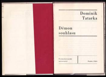 Dominik Tatarka: Démon souhlasu