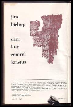 Jim Bishop: Den, kdy zemřel Kristus