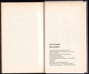 Colin Dexter: Den pokání