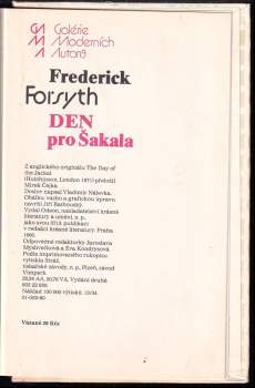 Frederick Forsyth: Den pro Šakala